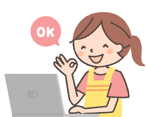 チャットレディの仕事をする女性
